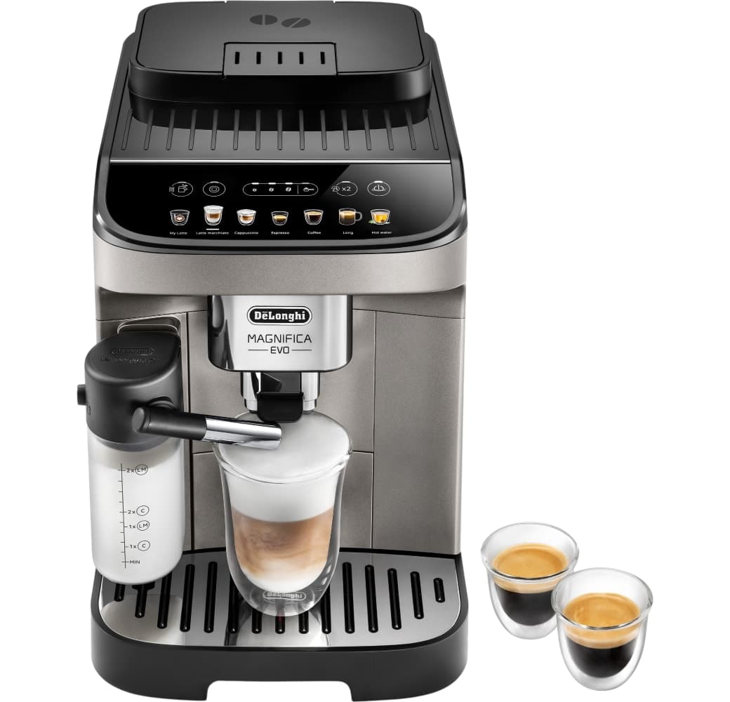 De'Longhl Magnifica Evo ECAM292.81.SB Fully Automatic Coffee Machine with Milk System